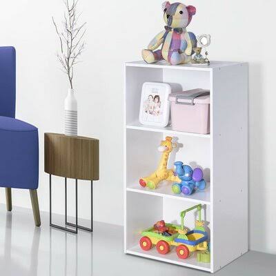3 Shelf Bookcase White C592
