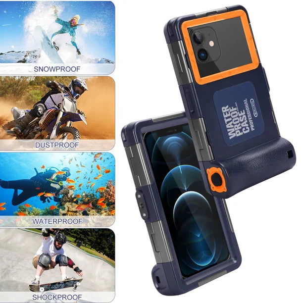 Waterproof Protective Case for Samsung Galaxy M21s and All Phones Up to 6.9 Inch with Lanyard O557894