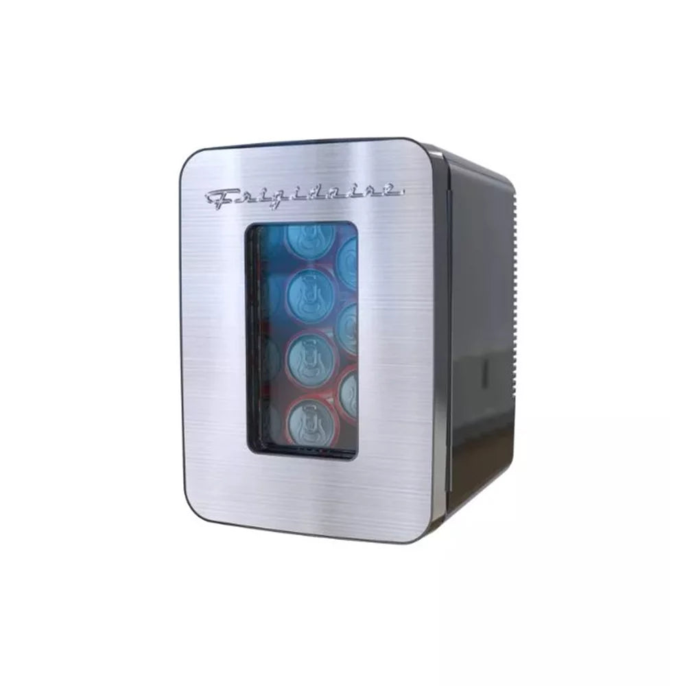 15 Can Mini Fridge with Stainless Steel Door X6815