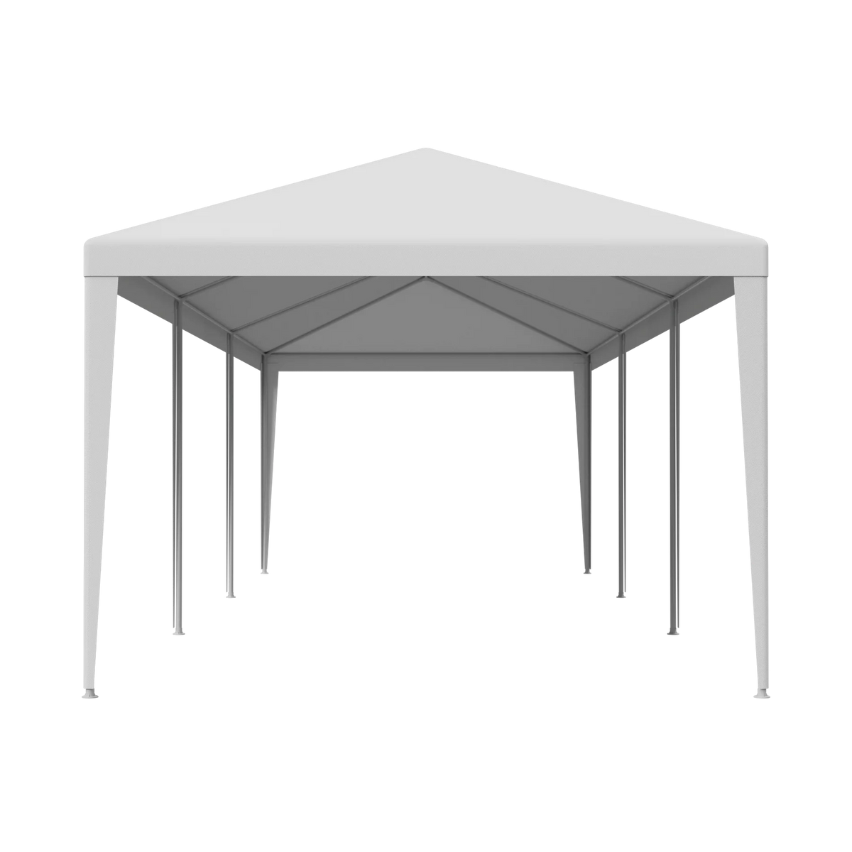10'x30' White Outdoor Gazebo Canopy Tent with 8 Removable Walls I971