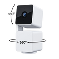 Indoor/Outdoor 1080p Pan/Tilt/Zoom Wi-Fi Security Camera with Color Night Vision, White Q757