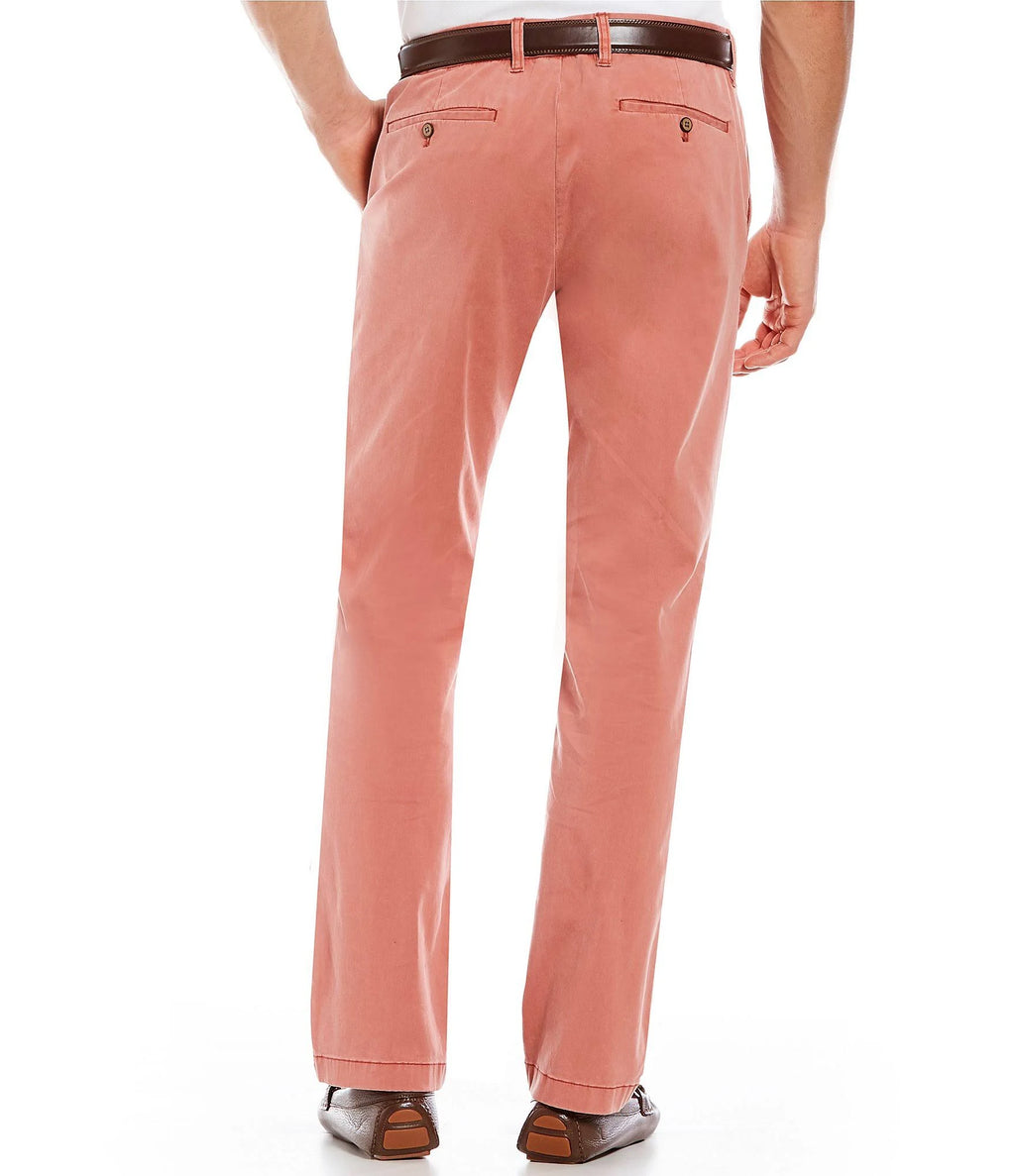 Khaki Flat Front Chino Pant T5601
