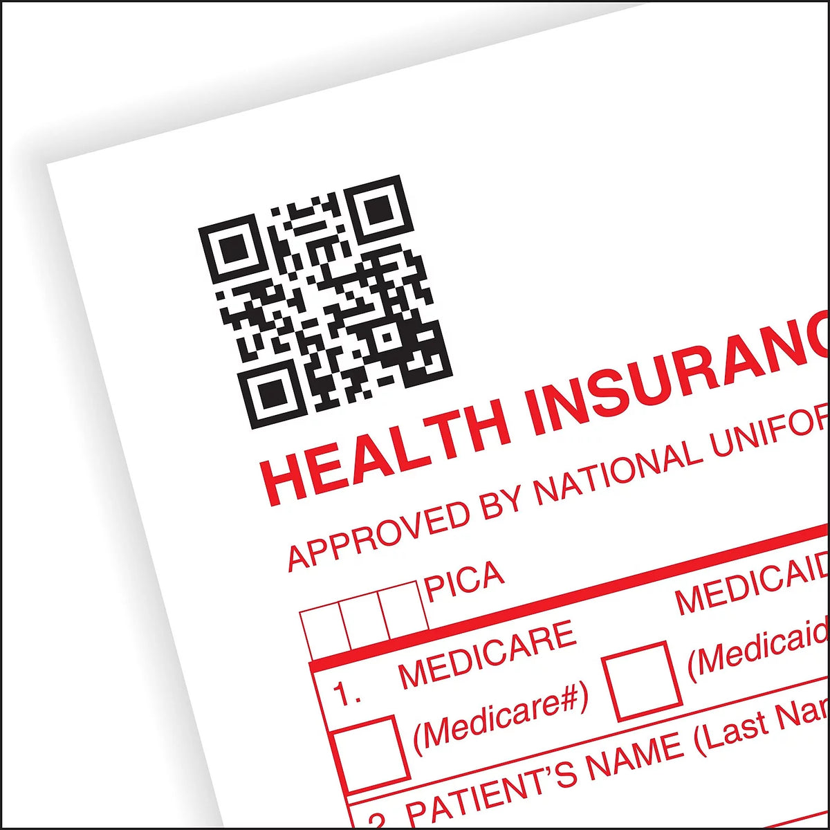 CMS-1500 Health Insurance Claim Form F1771