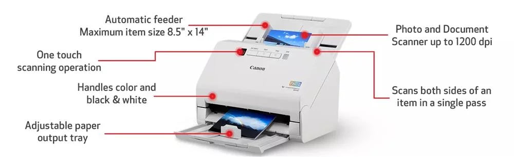 White Photo and Document Scanner Q1172