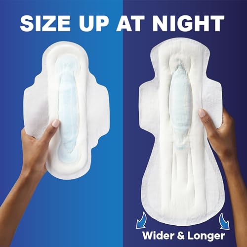 Size 2 Long Super Absorbency Unscented Maxi Pads with Wings, 60 Count J21106