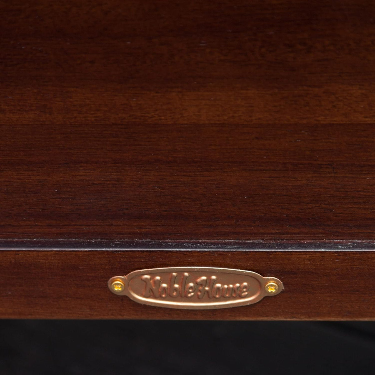 Brown Mahogany Acacia Wood Accent Table with Drawer C120506