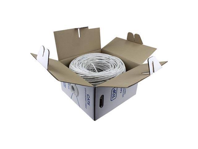 Cat6 Riser CMR 1000ft 23AWG 4 Pair Solid Bare Copper 550MHz UTP X162119