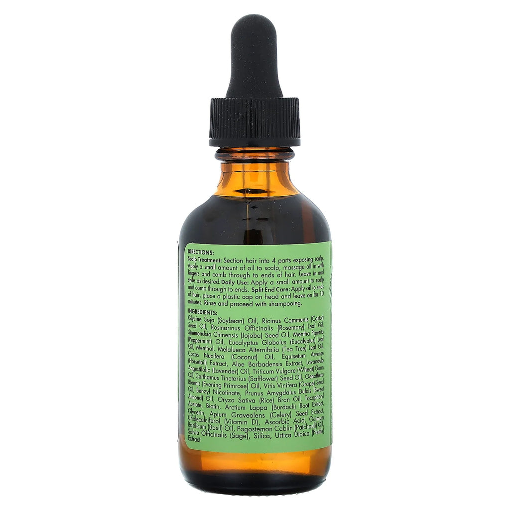 Rosemary Mint Scalp & Hair Strengthening Oil 2 oz R9371