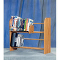 Solid Oak 2 Row Dowel DVD-VHS Rack E775034