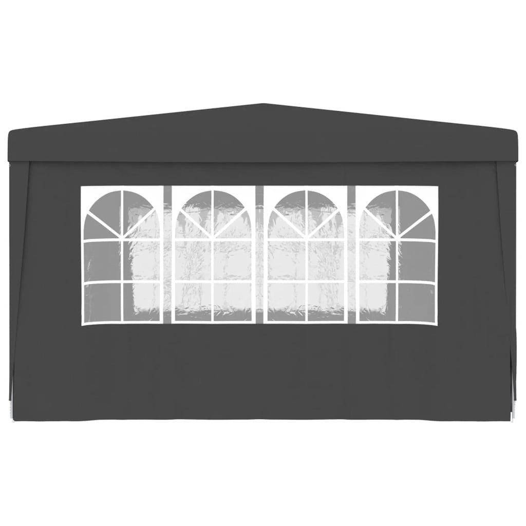 13.1'x13.1' Anthracite Party Tent with Side Walls V4685