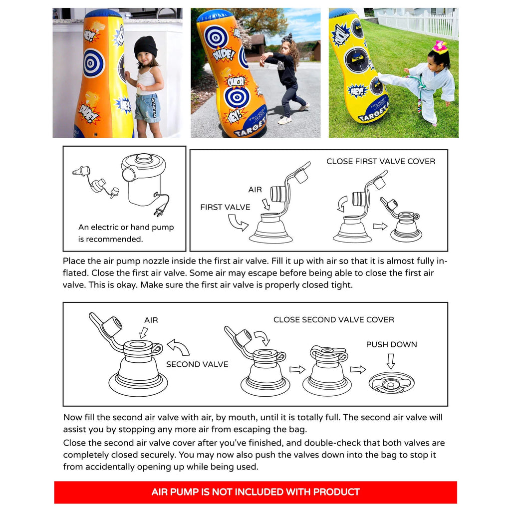 47 inch Dinosaur Ninja Kids Punching Bag O984817