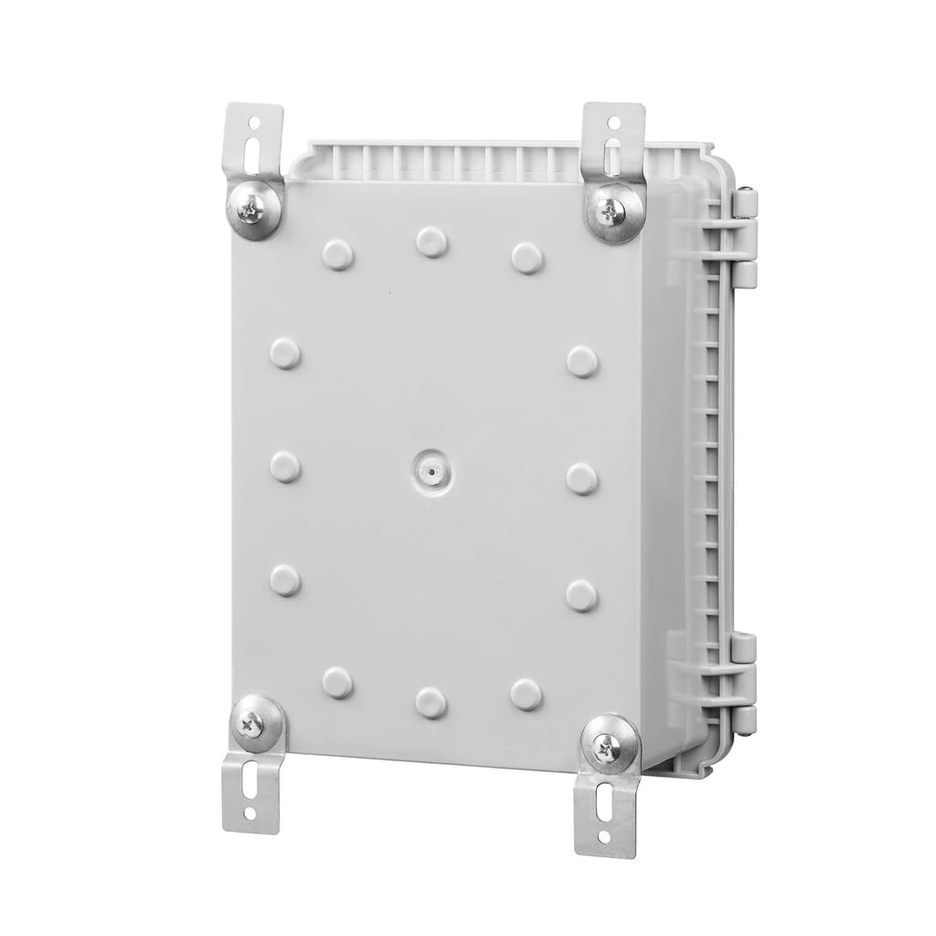 IP67 Waterproof Hinged Cover Plastic Junction Box with Mounting Plate 400×300×180mm E47121