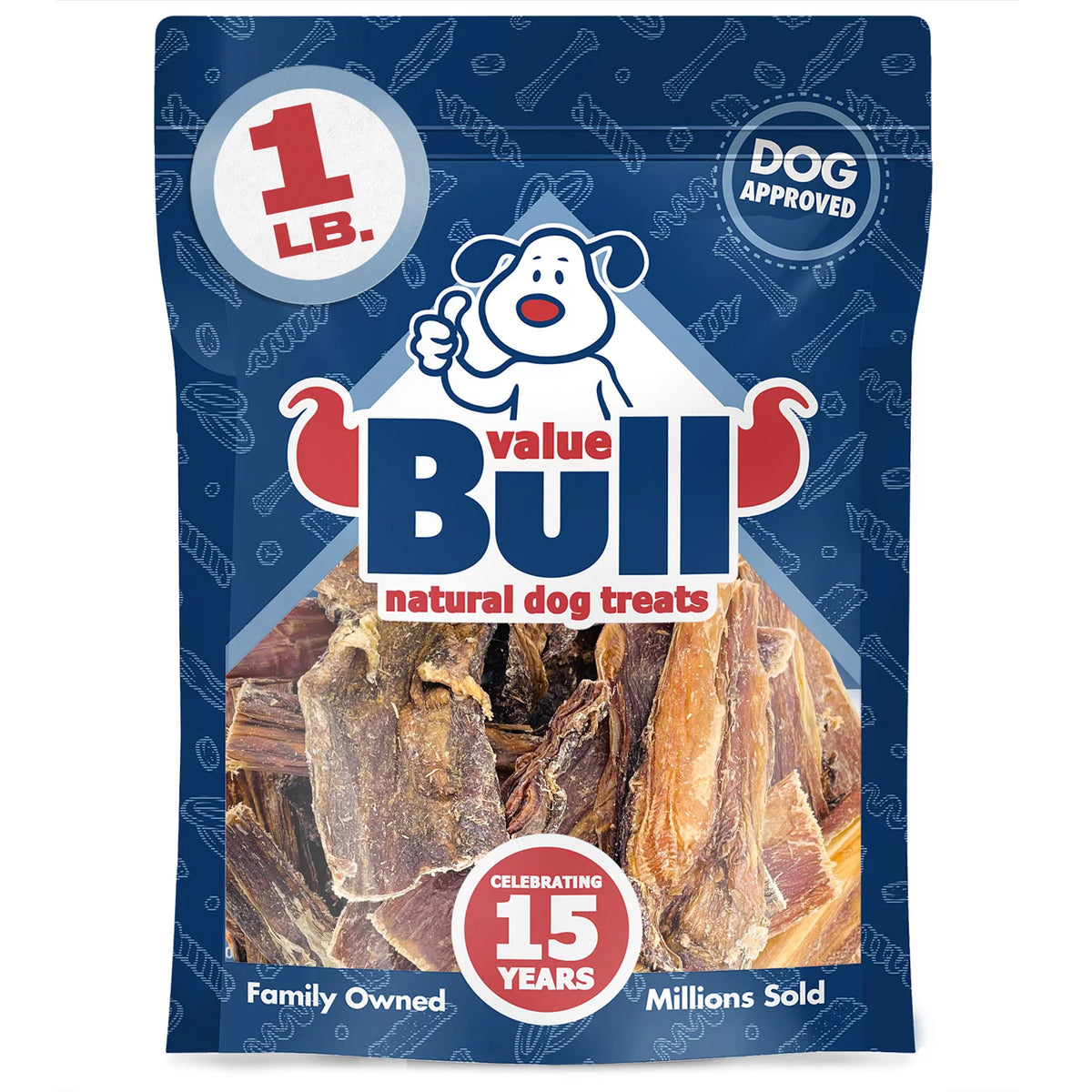 Beef Jerky Gullet Sticks for Dogs, 1 Pound A72324
