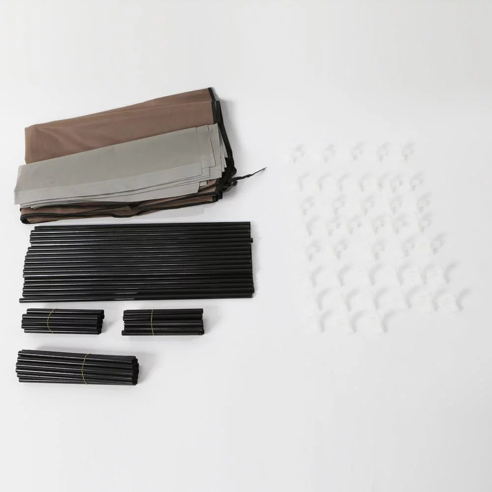 12 Grids 6 Tiers Portable Shoe Cabinet with Non-woven Fabric Cover P2357