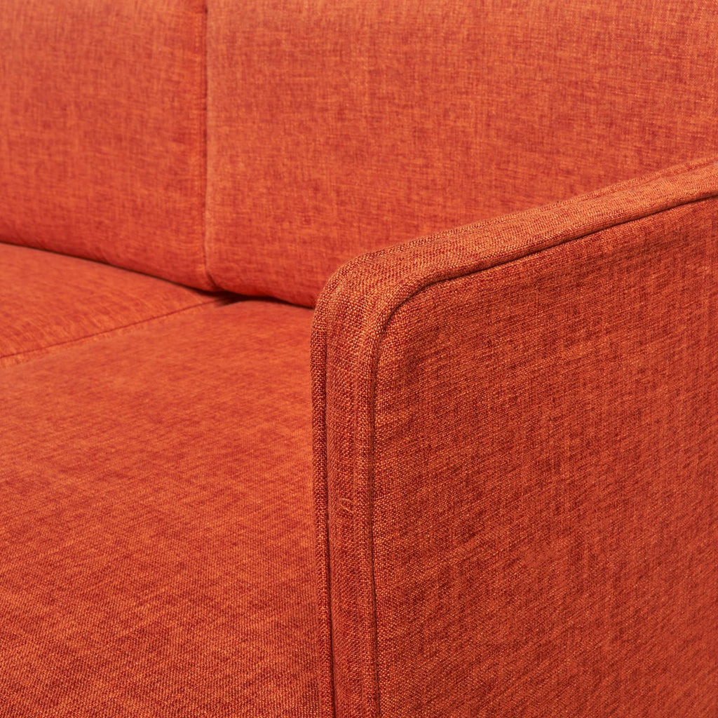 Muted Orange Chaise Sectional U503572