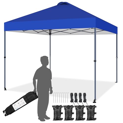 10x10 Pop-up Canopy Tent with Carry Bag, Black E786