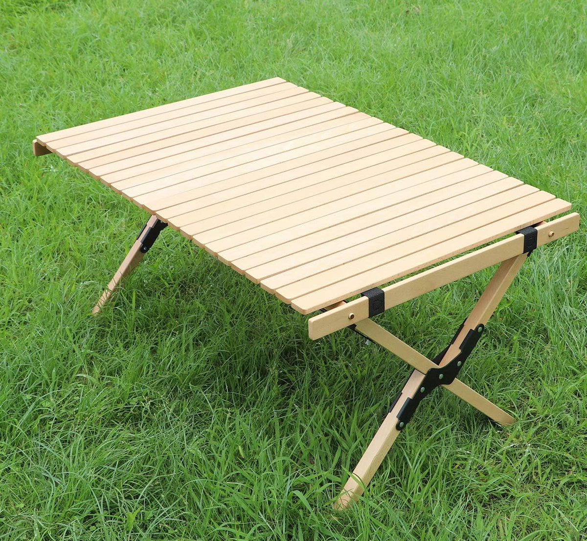 Camping Folding Wood Table U544367