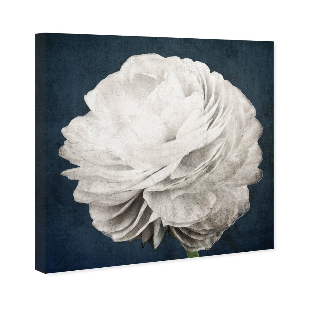 White Floral and Botanical Canvas K7226