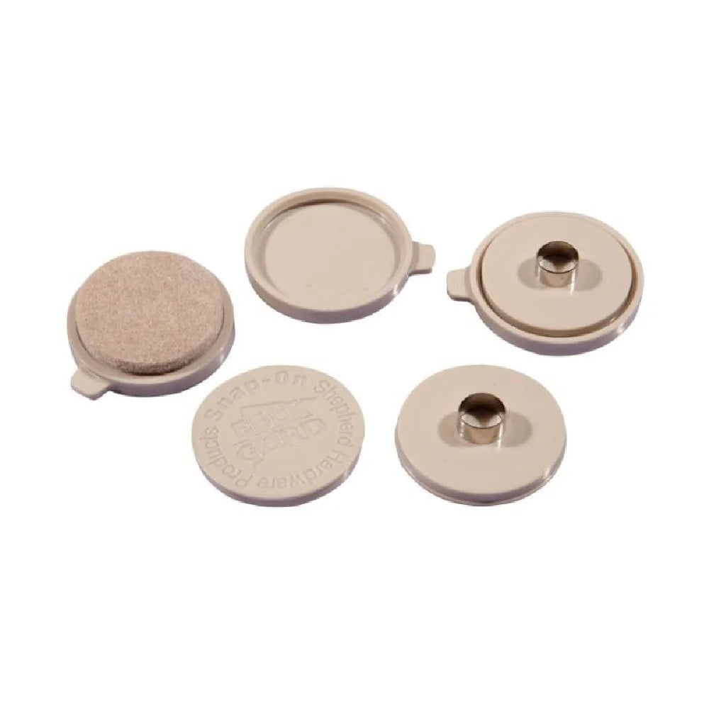 Beige Round Furniture Pads 8 Count Q305252