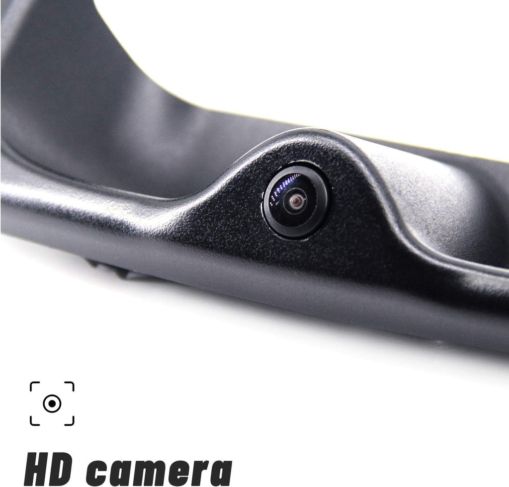 Rear Tailgate Handle Backup Camera Compatible with Chevy Silverado GMC Sierra 1999-2006 Black Pack of 2 Q2867