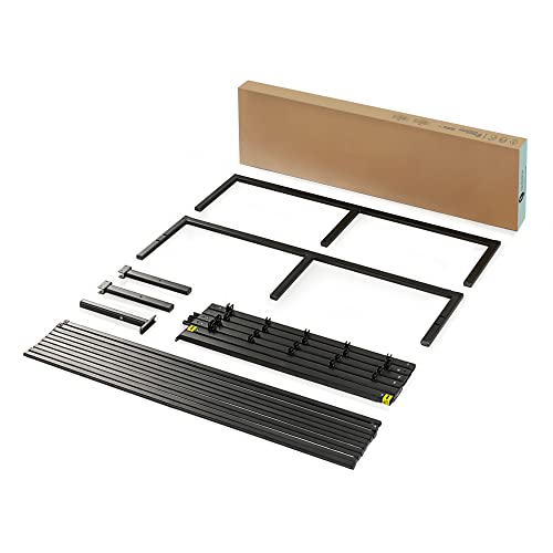 14 Inch White Metal Platform Bed Frame B8811