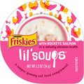 Lil' Soups with Sockeye Salmon in Chicken Broth Lickable Cat Food Topper, 1.2-oz cup, case of 8 I825358