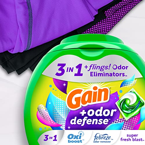 112 Count Laundry Detergent Pacs with Odor Defense G74400