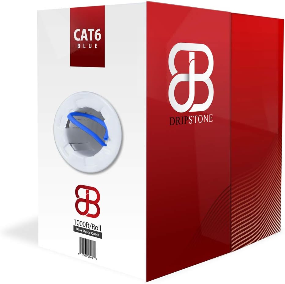 Blue CAT6 UTP Cable 23AWG 1000ft Q21207