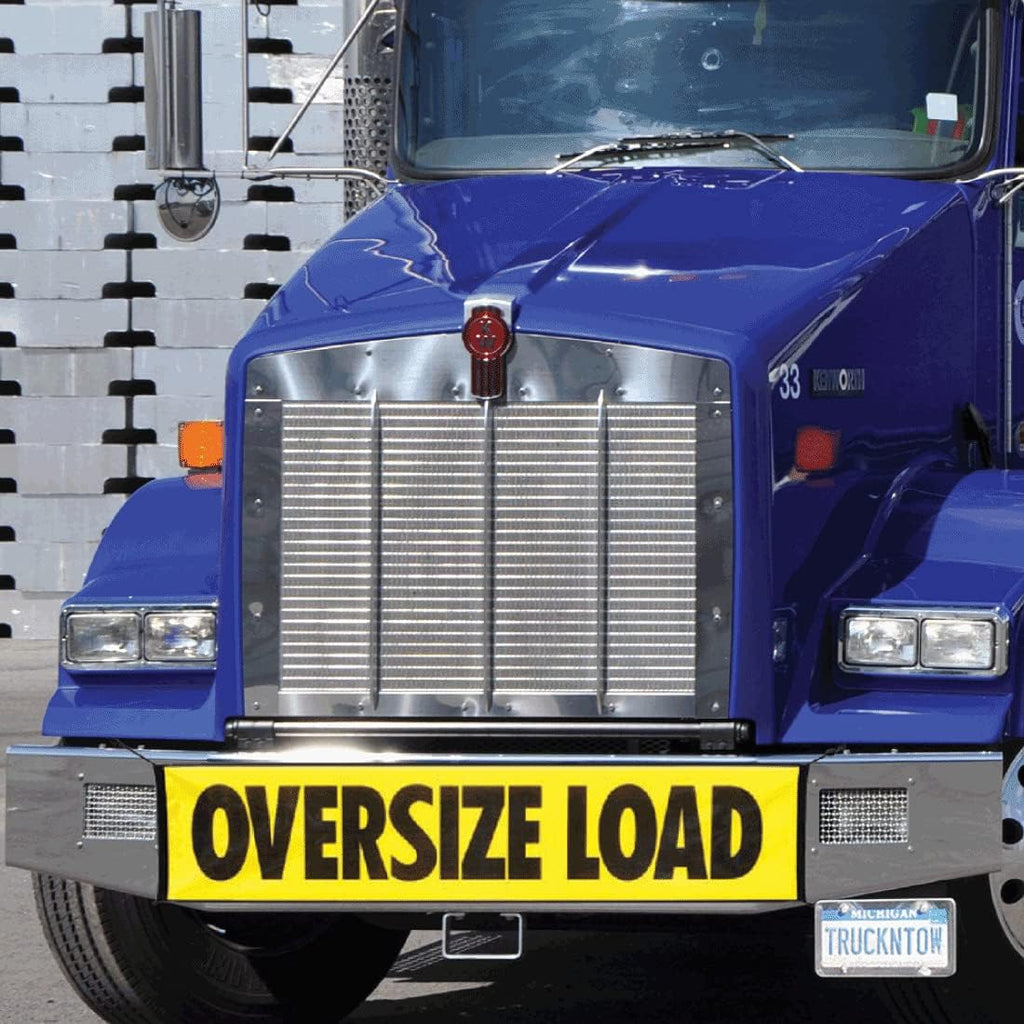 Oversize Load Banner with Metal Hooks, 2 Pack E5325