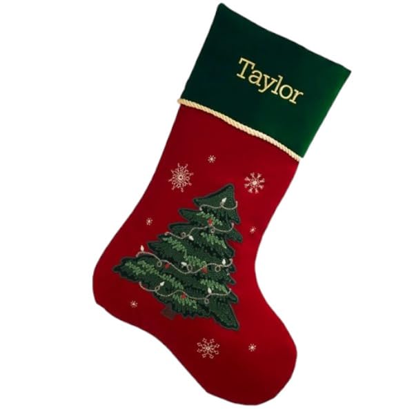 Personalized Christmas Stocking 100% Polyester 19.5" L Z68280