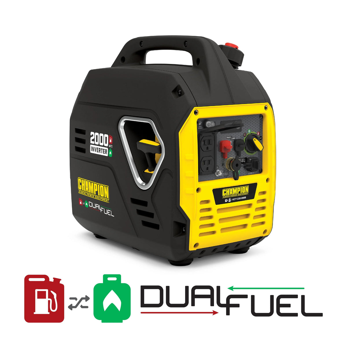 2000 Watt Dual Fuel Inverter Generator B922