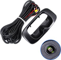Rear Tailgate Handle Backup Camera Compatible with Chevy Silverado GMC Sierra 1999-2006 Black Pack of 2 Q2867