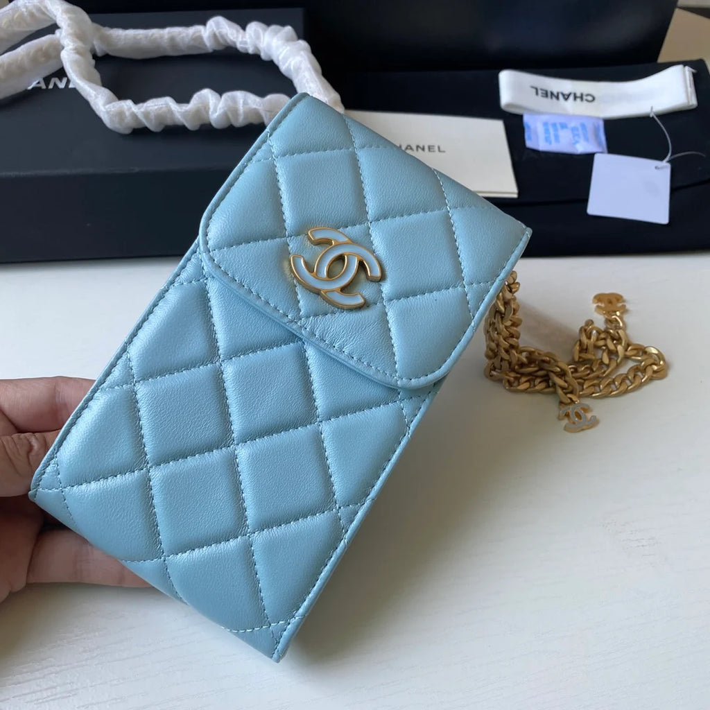Blue Phone Holder Bag Q2395