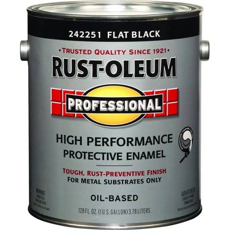 Flat Black Alkyd Enamel Gallon (Case of 2) X6830