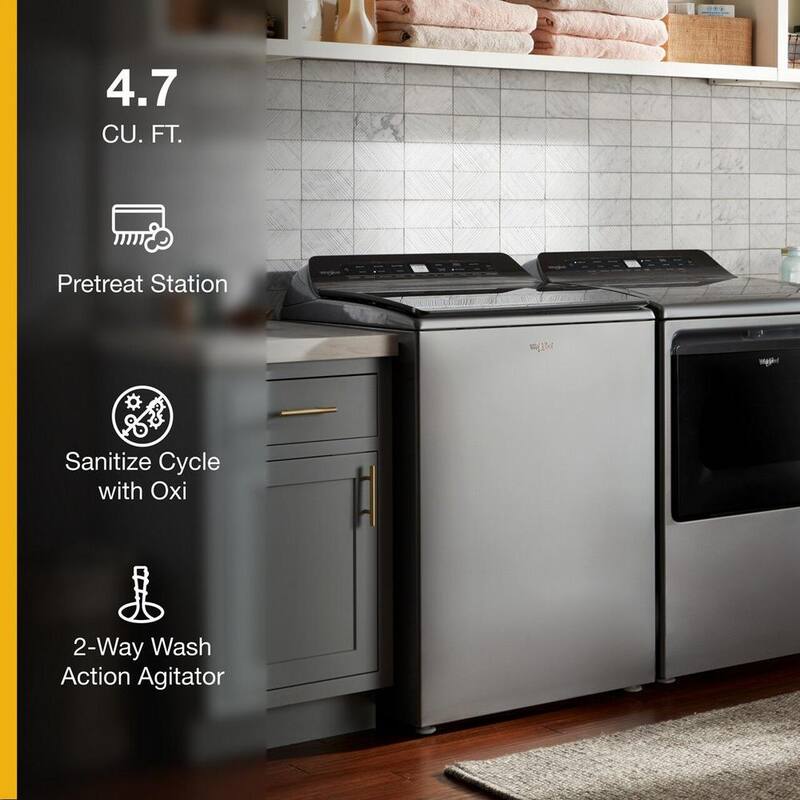 4.7 cu. ft. Top Load Washer with Agitator U7085