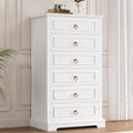 6 Drawer Tall Wood Dresser C814