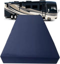 Olympic Queen 66 X 80 High Density Foam RV Mattress with Navy Canvas Cover C2308