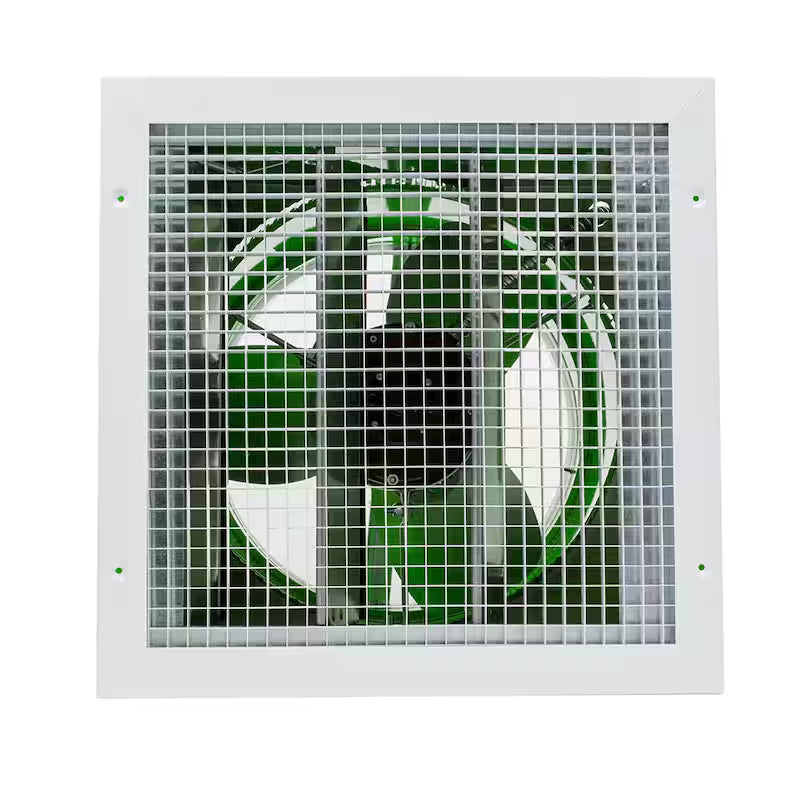 20.25 in x 14 in 1452 CFM Green Galvanized Steel Whole House Fan F4941