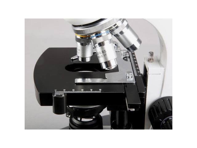 LED Binocular Biological Compound Microscope 40X-1600X U808637