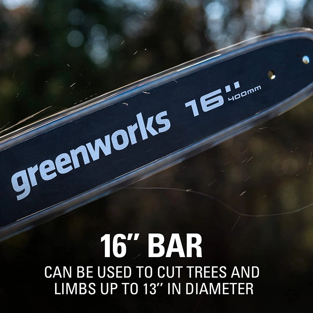 40V 16-inch Brushless Chainsaw with 4 Ah Battery and Charger V74740