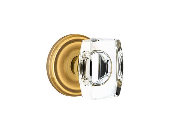 Satin Nickel Crystal Knob Passage Set N173618