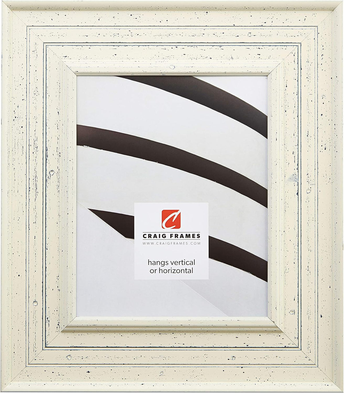 16 by 20-Inch Picture Frame, Smooth Paint Finish, 3-Inch Wide, Weathered Off-White A299