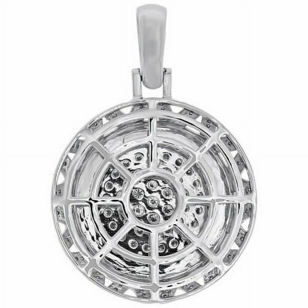 14K White Gold Lab Grown Diamond Pendant Z152