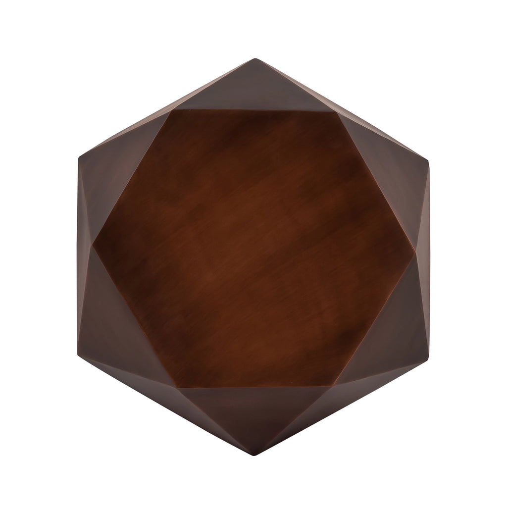 Iron Diamond Shape Side Table Z920