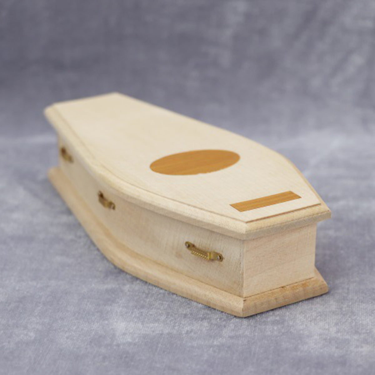 1/12 Scale Miniature Wooden Coffin DIY Decoration W665063