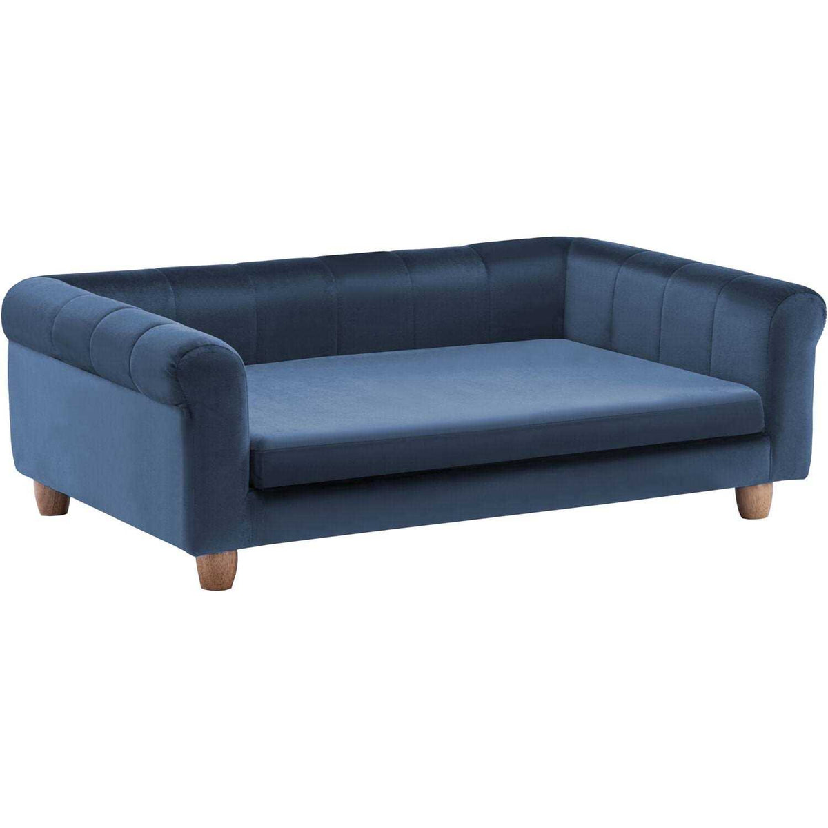 42-in. Faux-Velvet Rectangle Pet Bed F9835