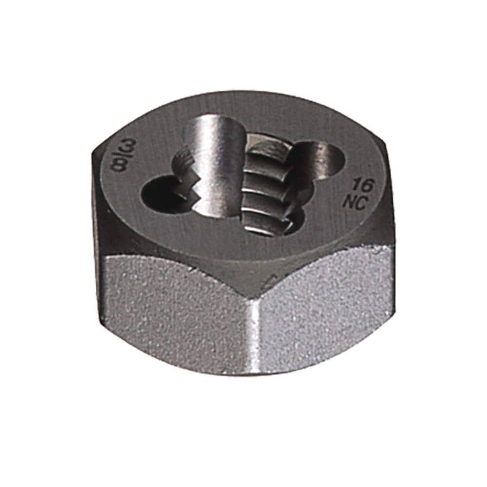 HSS Hexagon Rethreading Die, 1-8 UNC G4496
