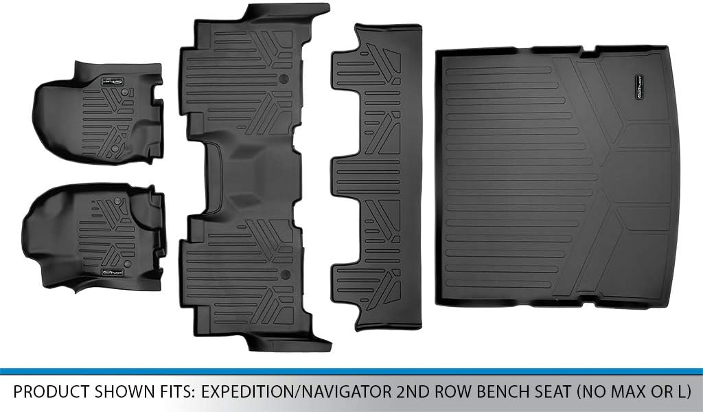 Black Cargo Liner Behind 2nd Row Floor Mats Y7540