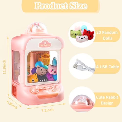 Mini Candy Vending Grabber Machine (Pink) E7259