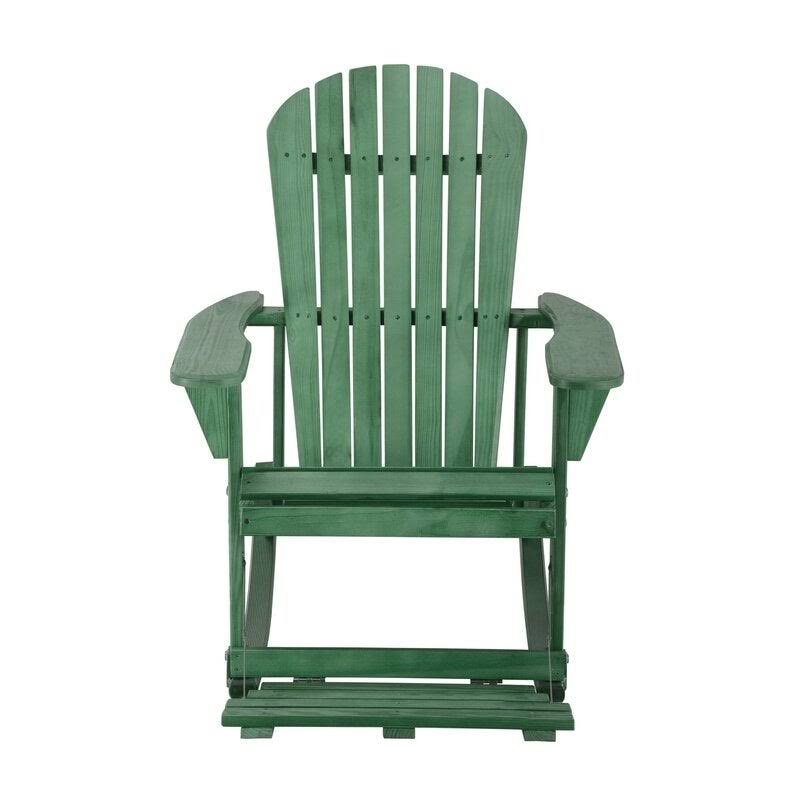 Dark Brown 3 Piece Patio Adirondack Rocker Set H445